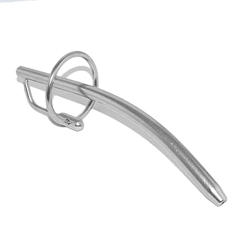 Edelstahl Dilator mit gebogener Urethral Sonde, 12,50cm lang, Ø max. 0,80cm, SEE-X® Dilatator 2030