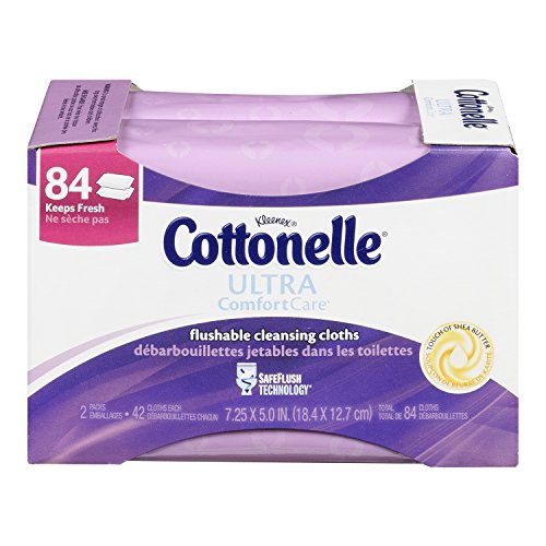 Kleenex Cottonelle Ultra Comfort Care Flushable Cleansing Cloths - 2 PK