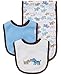 Little Me Unisex Baby Bib and Burp, Cute Puppies, One Size