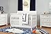 DaVinci Porter 4-in-1 Convertible Crib with Toddler Bed Conversion Kit in White, Greenguard Gold Certified