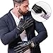 FAMY Quality Men's Winter Outdoor Extreme Winter Touchscreen Classic Motorcycle Gloves Cycling Soft Simulated Leather Windproof Waterproof Touchscreen Gloves