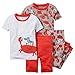 Carters Baby Boys 4-Piece Snug Fit Cotton PJs Crab Print Red