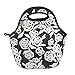 BUILT Gourmet Getaway Soft Neoprene Lunch Tote, Lightweight, Insulated, and Reusable, One Size, Garden Rose