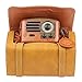 Muzen Portable Wireless High Definition Audio FM Radio & Bluetooth Speaker, Hand Crafted Walnut Wood, Travel Case Included - Classic Vintage Retro Design