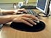 Memory Foam Mouse Mat with Wrist Rest- Black