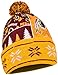NFL Washington Redskins Busy Block Printed Light Up Beanie, One Size, Red