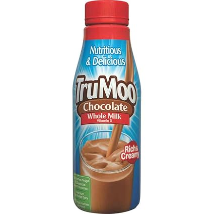 Trumoo Chocolate Ultra Pasteurized Whole Milk, 14 Fluid ...