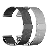 Gear S3 Classic/Frontier Watch Bands, Acestar 22mm Milanese Loop Mesh Wrist Band Metal Stainless Steel Replacement Strap Magnet for Samsung Gear S3 Frontier/Classic Sports Smart Watch