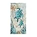 Naanle Vintage Ocean Sea Turtle Starfish Map Soft Highly Absorbent Large Decorative Hand Towels Multipurpose for Bathroom, Hotel, Gym and Spa (16 x 30 Inches)