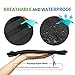 MUCO Travel Money Belt, Hidden Passport Holder, RFID Blocking Travel Wallet Belt Men and Women