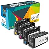 Do it Wiser Remanufactured Ink for HP 952XL 952 for HP OfficeJet Pro 8710 8720 8715 8725 8740 8730 8210 8216 7740 7720 | 4 Pack