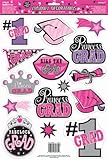 Amscan - Princess Grad Graduation Window Clings
