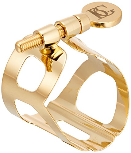 BG L11BG Alto Saxophone Traditional Ligature with Cap Gold-Plated