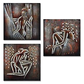 Canvas Wall Art Beautiful Pictures Collections Painting Artwork for Home Prints Framed - 12"x12"x3 Panels