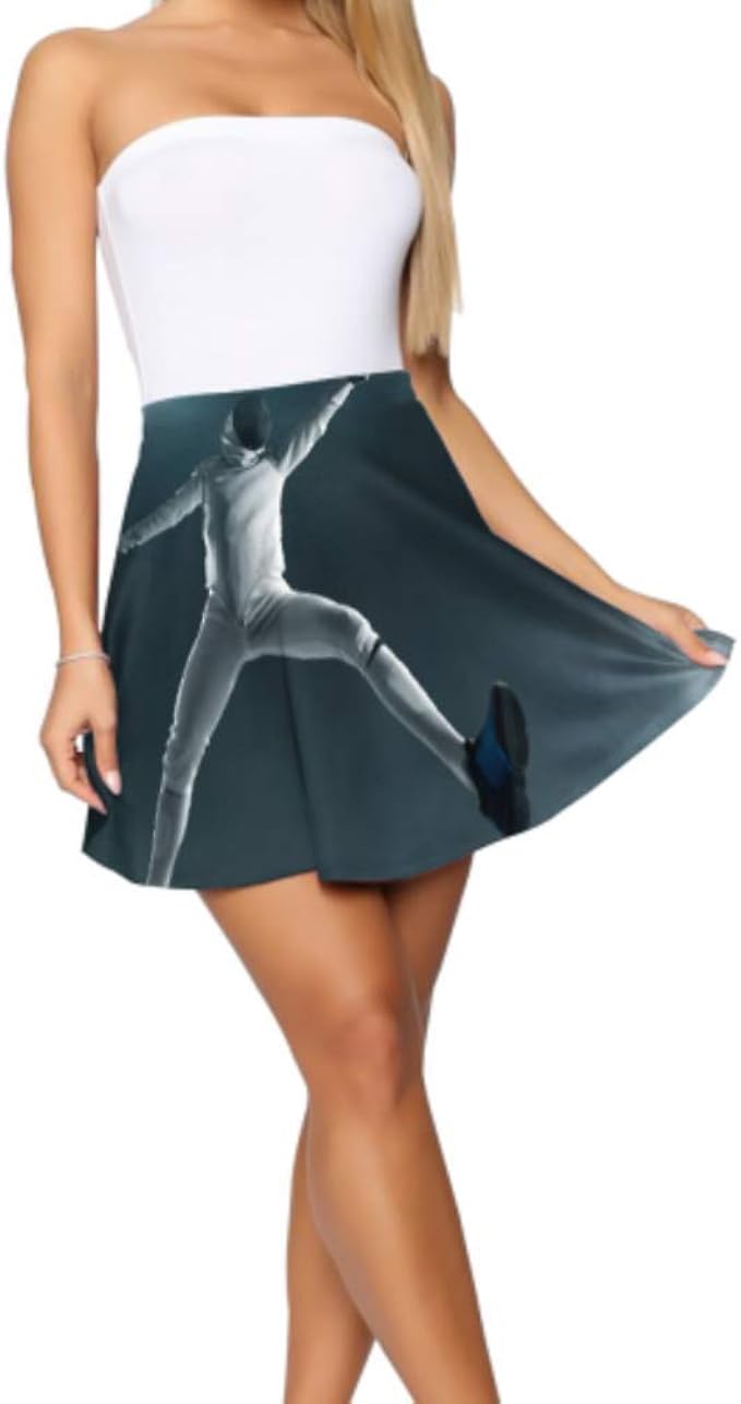 Landove Gonna Corta Donna Fiori Mini Gonne Svasate Vintage