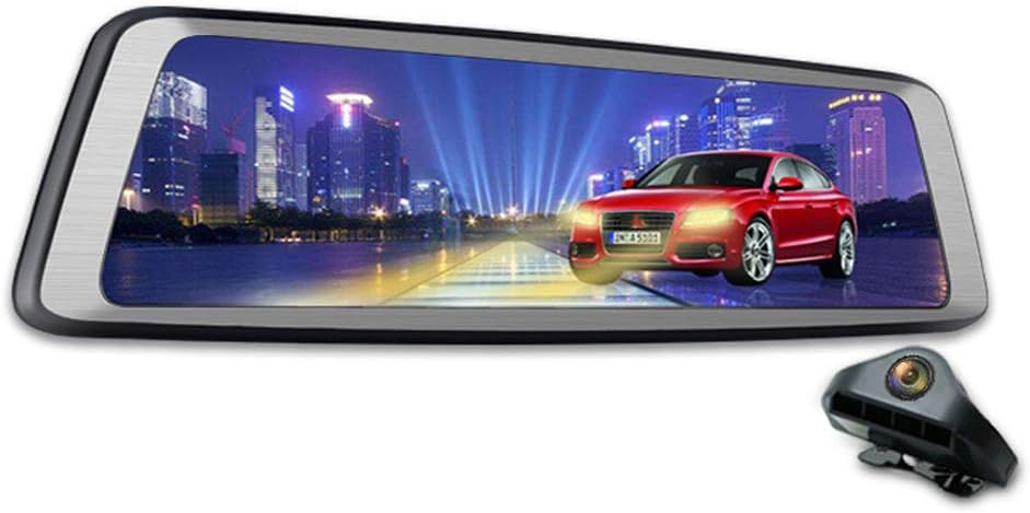 WAOBE Car DVR Camera 10" Full Touch Android 5.1 Stream Media 4G Special Mirror GPS 1080P WiFi Dash Cam, 12.6"X5.7"X3.94"