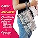 Portable Changing Pad, Baby Diaper Changing Pad, Unisex, Travel Friendly, Stroller Strap, Improves Baby Hygiene, Big Pockets for Wipes, Cushioned Pillow, Waterproof Baby Portable Changing Mat