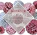 20 PCS Pink Rose Gold Party Decoration - Tissue Paper Pom Poms - Birthday Party Decoration - Baby Shower - Bridal Shower - Rose Gold, Dusty Rose, Blush Pink, Grey - 14”, 10”, 8”, 6