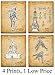 NASA Space Patent Prints - Vintage Space Art Posters, Astronomy Science Room Decoration, Outer Space Accessories and Great Aerospace Engineer Gifts, Set of 4 Photos (8x10) Unframed Posters