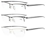 Eyekepper 3-Pack Plastic Temple Lightweight