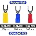 300 Pcs 22-16 16-14 12-10 AWG Insulated Fork Spade U-Type Wire Connector Electrical Crimp Terminal