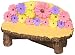 Darice DC2014001 Mini Garden Bench Resin primary