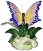 Cosmos 58042 Fine Porcelain Lily with Butterfly Musical Figurine, 3-1/4-Inch