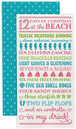 Occasionally Made Beach 4.5"x8" Holiday Guest Napkins (Pack of 16)