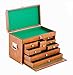 TRINITY TWM-3501 Wood Toolbox, Brown