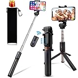 kungfuren Selfie Stick Phone Tripod for iPhone Tripod with Detachable Bluetooth Remote Camera Shutter for iPhone 6s 6 Plus Samsung Galaxy Nexus Moto Android iOS Smartphones Selfie Stick iPhone 7 Plus
