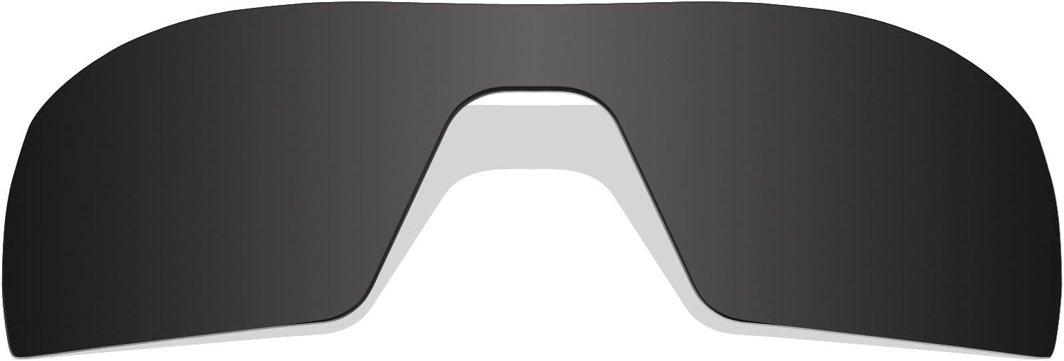 Black Polarized Replacement Lenses Compatible with Oakley Oil Rig Sunglasses