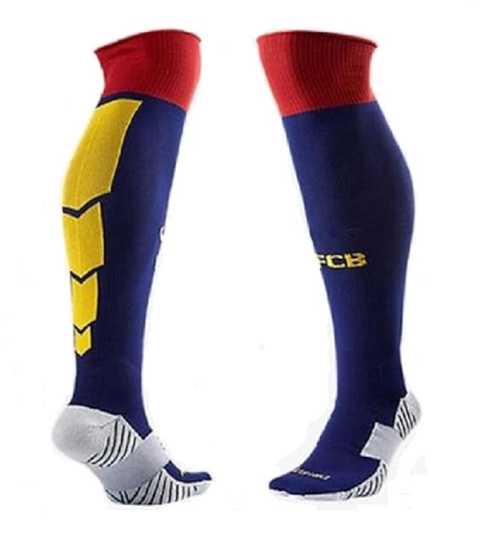 kids barcelona football socks