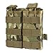 OneTigris Tactical MOLLE Double Open-Top Mag Pouch for AR M4 M16 HK416 magazines (Multicam - 500D Cordura Nylon)