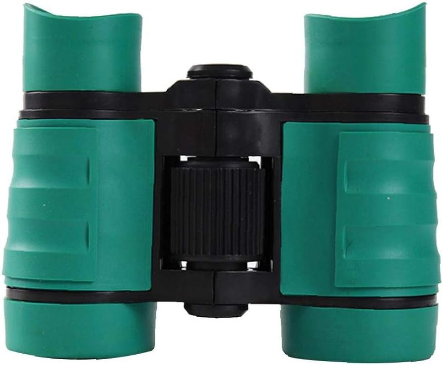 Children's Binoculars Compact Minirubber Telescopes Mini 4x Kids Educational Learning Binoculars Outdoor Explore Device for Kids Green