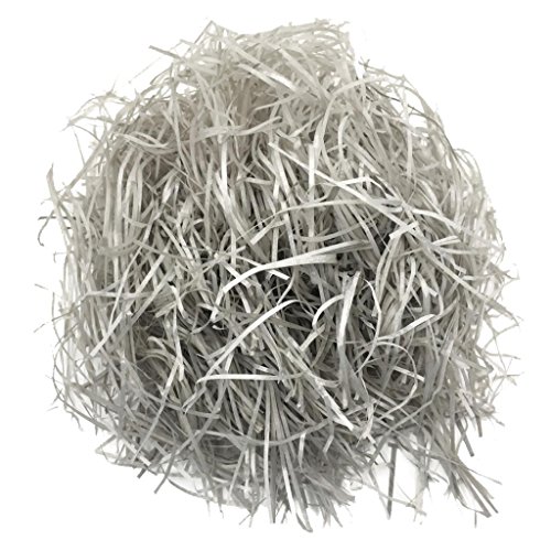 MonkeyJack 20g Shred Paper Raffia Gift Box Filling Material for Wedding Party Gift Wrapping Supplies - Light grey