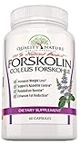 Forskolin 250mg - All Natural Pure - Forskolin Extract for Weight Loss - Standardized to 20% in One Capsule.