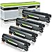 GREENCYCLE 4 PK Compatible for Canon CRG 128 C128 3500b001aa Black Laser Toner Cartridge for ImageCLASS D530 MF4570dw MF4770N D530 primary