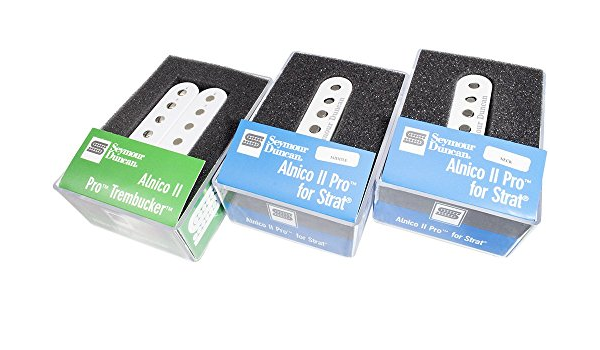 Seymour Duncan APS-1/Kit Alnico II Pro HSS Juego de pastilla para  Stratocaster, color blanco : Amazon.es: Instrumentos musicales