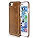 Pierre Cardin iPhone 8 Leather Case / iPhone 7 Case Protective Slim fit Snap On Hard Back Cover for iPhone 8 / iPhone 7 Brown