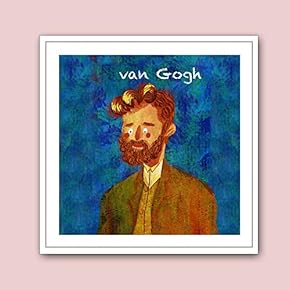 Framed Canvas Wall Art for Living Room, Bedroom Funny Famous Painting Theme Canvas Prints for Home Decoration Ready to Hang - 16x16 inches