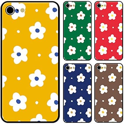Amazon Co Jp スマホケース ラウンド ガラス 北欧 花柄 イエロー Iphone12 Mini 家電 カメラ