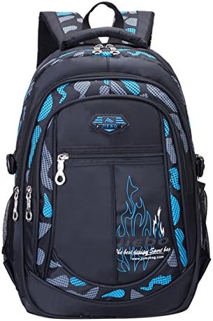 ABage Children's School Backpack Waterproof Book Bag Travel Bookbag for Boys and Girls, Blue