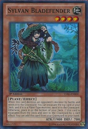 Yu-Gi-Oh! - Sylvan Bladefender (LVAL-EN000) - Legacy of the Valiant - 1st Edition - Super Rare