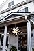 Elf Logic - Large White Moravian Star 2018 New & Improved Hanging Outdoor Christmas Star Light, Holiday Decoration, Porch Light, 3D Fixture, Advent Star (31 Inch - Assembly Required)