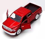 Jada Toys 2013 Dodge Ram 1500 Pickup Truck Collectible Diecast Model Car Red