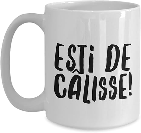 Amazon Com Esti De Calisse Tasse A Cafe Drole Calice Expression Quebec Cadeau Pour Papa Maman Ami Collegue Boss Fete Des Peres Meres Sacre Francais 15 Oz Large Coffee Mug