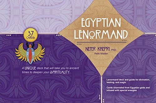 The Egyptian Lenormand: (Lenormand Box Set with 41 Cards and Guide Book)