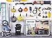 Heavy-Duty Wrap-It Storage Straps, 10-inch (6 Pack) - Hook and Loop Extension Cord Organizer Hanger, Cord Keeper, Cable Straps for Cords, Hoses, and Garage Storage