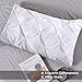 Vailge 3 Piece Pinch Pleated Duvet Cover with Zipper Closure, 100% 120gsm Microfiber Pintuck Duvet Cover, Luxurious Pintuck Decorative (White,California King)