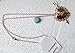 2 Broke Girls Genuine Turquoise Gem Gold Parrot Pendant NECKLACE Set